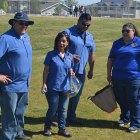 Kings Lions Club members wait for the first event to begin.